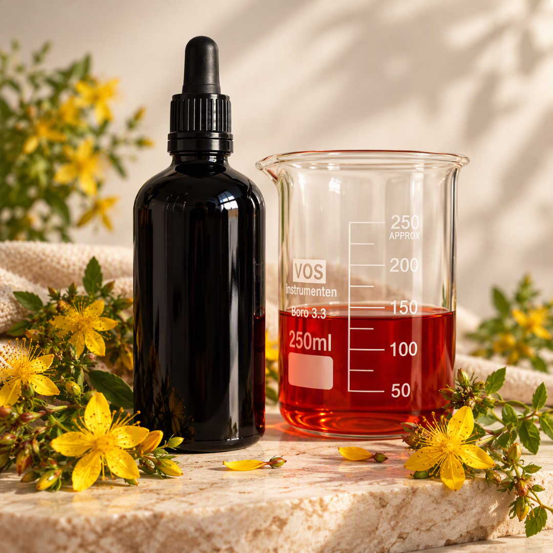 Argan & Sint Janskruid olie voor huid en lichaam 100 ml